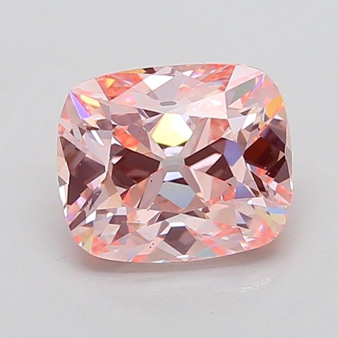 Loose Diamond - CUSHION BRILLIANT 4.17ct Fancy Intense Pink VS2: Loose Diamond - CUSHION BRILLIANT 4.17ct Fancy Intense Pink VS2 Source: This is a real non-mined Diamond that has been grown in a lab Shape: CUSHION BRILLIANT Carats: 4.17 Color: Fancy Intense Pink Ce