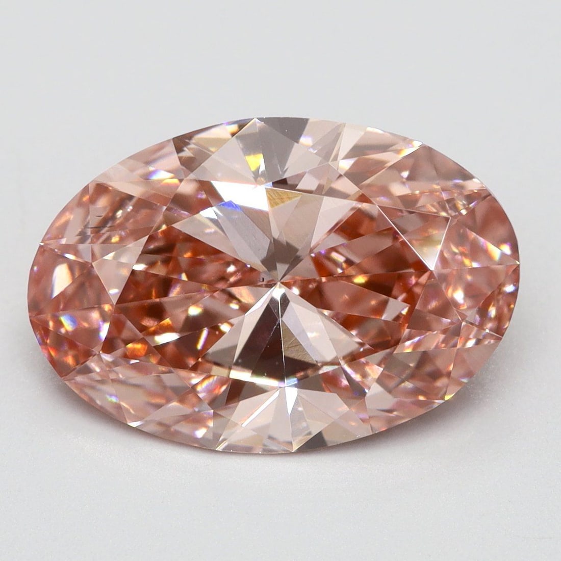 Loose Diamond - OVAL 2.04ct Fancy Vivid Pink VS2: Loose Diamond - OVAL 2.04ct Fancy Vivid Pink VS2 Source: This is a real non-mined Diamond that has been grown in a lab Shape: OVAL Carats: 2.04 Color: Fancy Vivid Pink Certification: NONE Video: