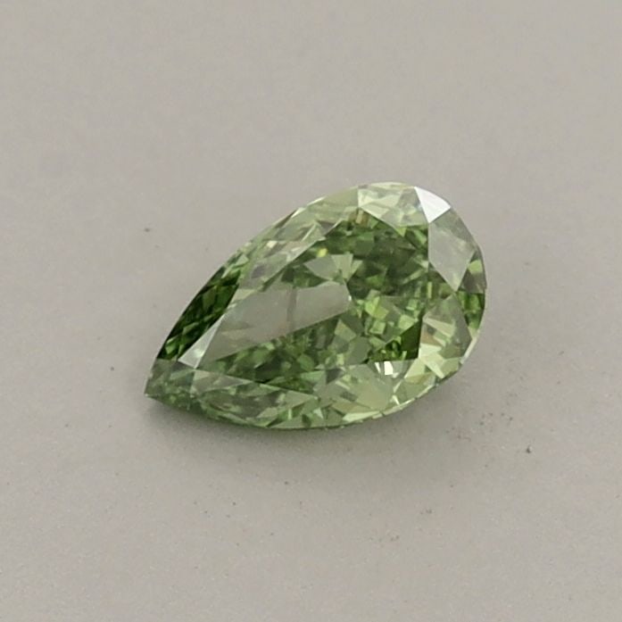 Loose Diamond - PEAR 0.33ct Fancy Vivid Green VS1: Loose Diamond - PEAR 0.33ct Fancy Vivid Green VS1 Source: This is a real non-mined Diamond that has been grown in a lab Shape: PEAR Carats: 0.33 Color: Fancy Vivid Green Certification: IGI Video: