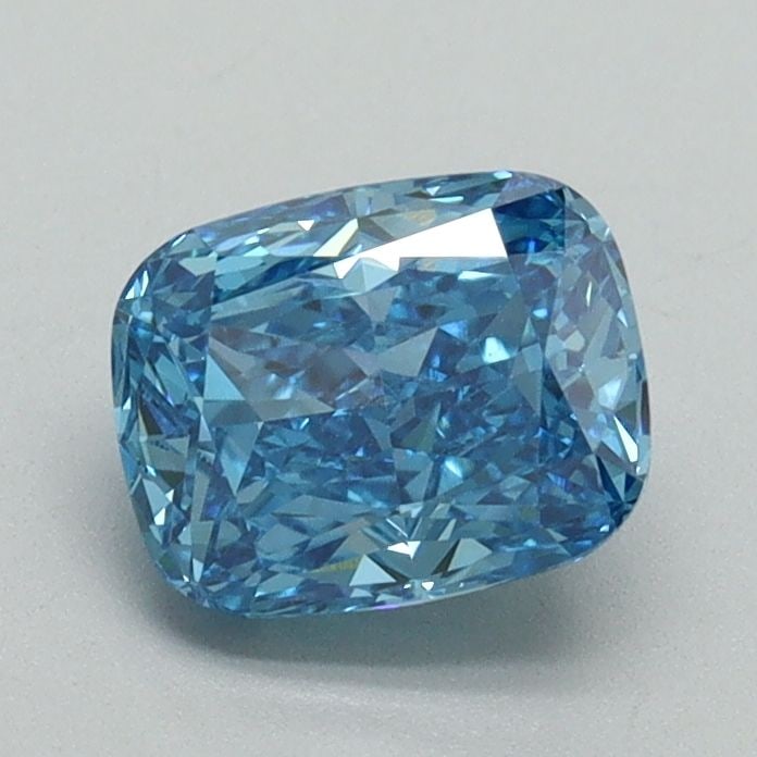 Loose Diamond - CUSHION MODIFIED 1.05ct Fancy Vivid Blue VS1: Loose Diamond - CUSHION MODIFIED 1.05ct Fancy Vivid Blue VS1 Source: This is a real non-mined Diamond that has been grown in a lab Shape: CUSHION MODIFIED Carats: 1.05 Color: Fancy Vivid Blue Certific