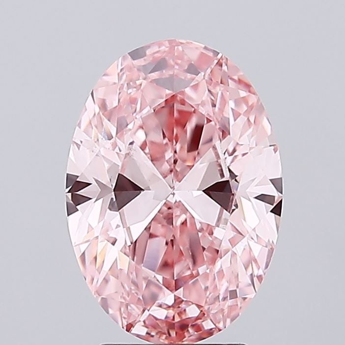 Loose Diamond - OVAL 3.02ct Fancy Vivid Pink VS2: Loose Diamond - OVAL 3.02ct Fancy Vivid Pink VS2 Source: This is a real non-mined Diamond that has been grown in a lab Shape: OVAL Carats: 3.02 Color: Fancy Vivid Pink Certification: IGI Video: