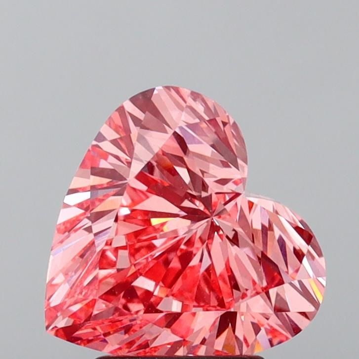 Loose Diamond - HEART 3.01ct Fancy Vivid Pink VVS2 (1 of 1)