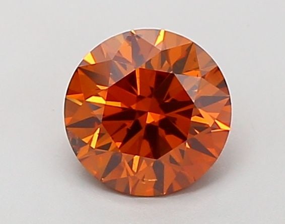 Ideal Loose Diamond - ROUND 0.92ct Fancy Vivid Orange SI1 (1 of 1)