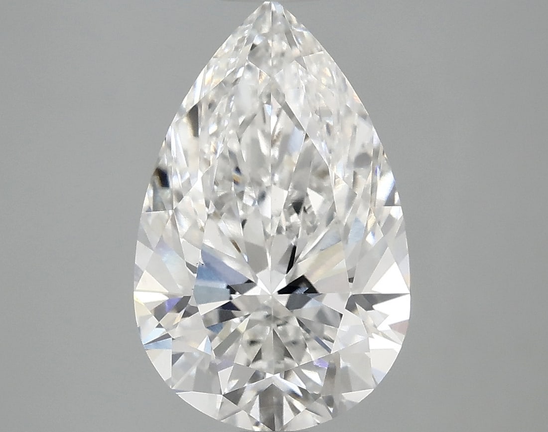 Loose Diamond - PEAR 3.54ct F VS1: Loose Diamond - PEAR 3.54ct F VS1 Source: This is a real non-mined Diamond that has been grown in a lab Shape: PEAR Carats: 3.54 Color: F Clarity: VS1 Certification: IGI PLEASE NOTE: Framed,