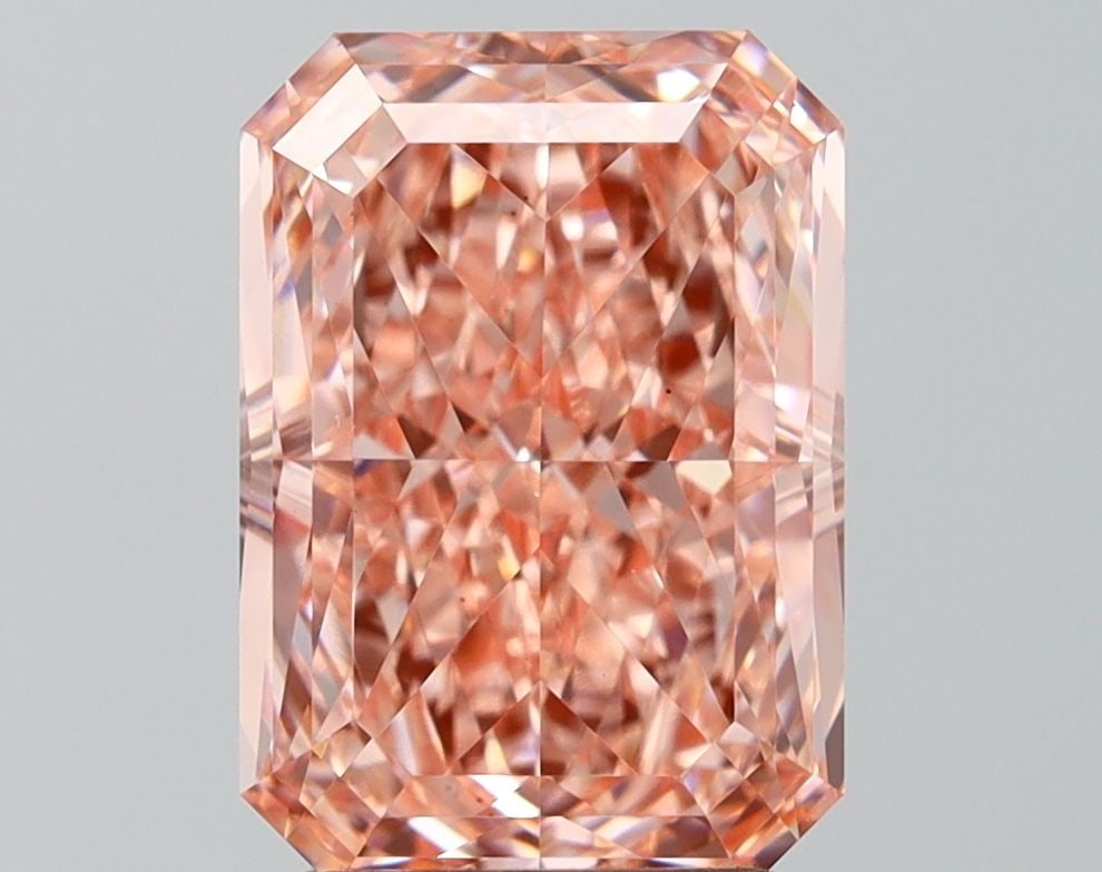 Loose Diamond - RADIANT 3.11ct Fancy Vivid Pink VS1: Loose Diamond - RADIANT 3.11ct Fancy Vivid Pink VS1 Source: This is a real non-mined Diamond that has been grown in a lab Shape: RADIANT Carats: 3.11 Color: Fancy Vivid Pink Certification: IGI Video: