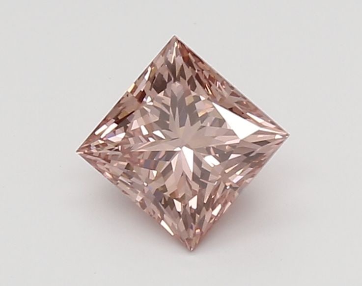 Loose Diamond - PRINCESS 1.0ct Fancy Vivid Brownish Pink VVS2: Loose Diamond - PRINCESS 1.0ct Fancy Vivid Brownish Pink VVS2 Source: This is a real non-mined Diamond that has been grown in a lab Shape: PRINCESS Carats: 1.0 Color: Fancy Vivid Brownish Pink Certifi