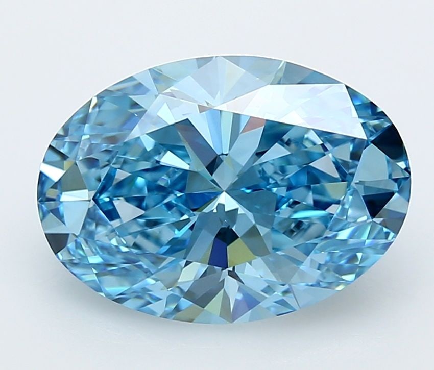 Loose Diamond - OVAL 5.03ct Fancy Vivid Blue VVS2 (1 of 1)