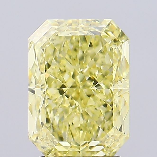 Loose Diamond - RADIANT 2.17ct Fancy Intense Yellow VS1: Loose Diamond - RADIANT 2.17ct Fancy Intense Yellow VS1 Source: This is a real non-mined Diamond that has been grown in a lab Shape: RADIANT Carats: 2.17 Color: Fancy Intense Yellow Certification: