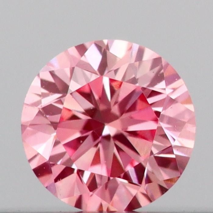 Loose Diamond - ROUND 0.14ct Fancy Intense Pink VVS2 (1 of 1)