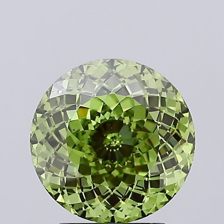 Loose Diamond - ROUND 2.56ct Fancy Vivid Green VS2 (1 of 1)