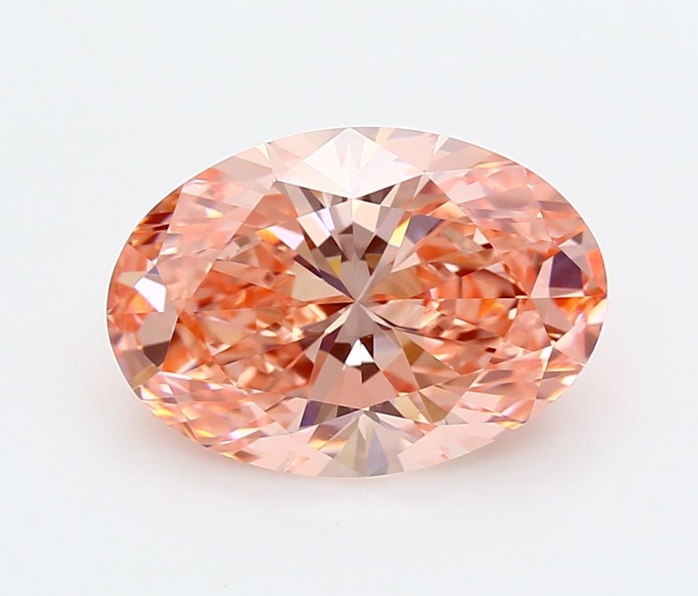Loose Diamond - OVAL 3.54ct Fancy Vivid Pink VVS2 (1 of 1)
