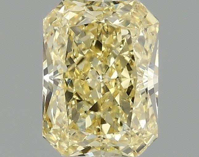 Loose Diamond - RADIANT 1.54ct Fancy Intense Yellow VS1: Loose Diamond - RADIANT 1.54ct Fancy Intense Yellow VS1 Source: This is a real non-mined Diamond that has been grown in a lab Shape: RADIANT Carats: 1.54 Color: Fancy Intense Yellow Certification: IGI