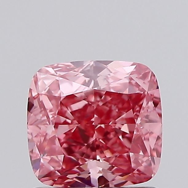 Loose Diamond - CUSHION MODIFIED 1.06ct Fancy Vivid Pink VVS2: Loose Diamond - CUSHION MODIFIED 1.06ct Fancy Vivid Pink VVS2 Source: This is a real non-mined Diamond that has been grown in a lab Shape: CUSHION MODIFIED Carats: 1.06 Color: Fancy Vivid Pink Certifi