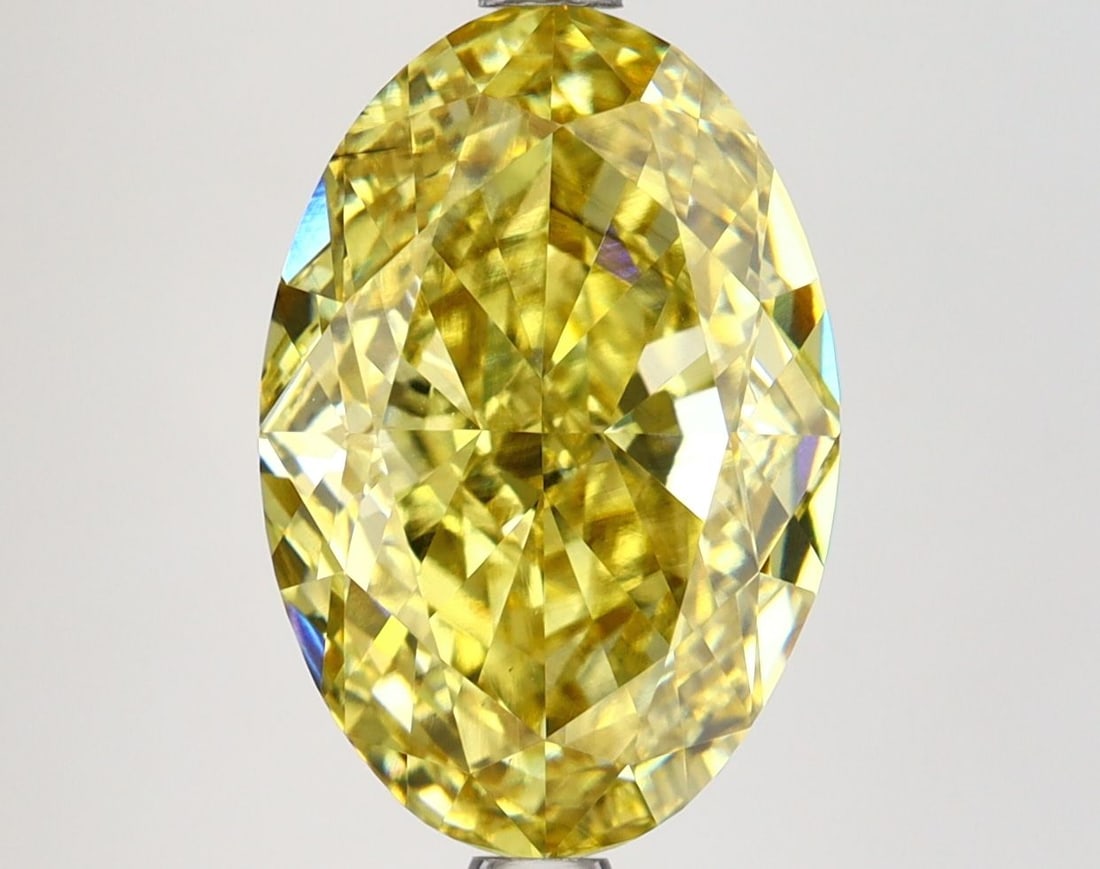 Loose Diamond - OVAL 5.5ct Fancy Vivid Yellow VS2 (1 of 1)