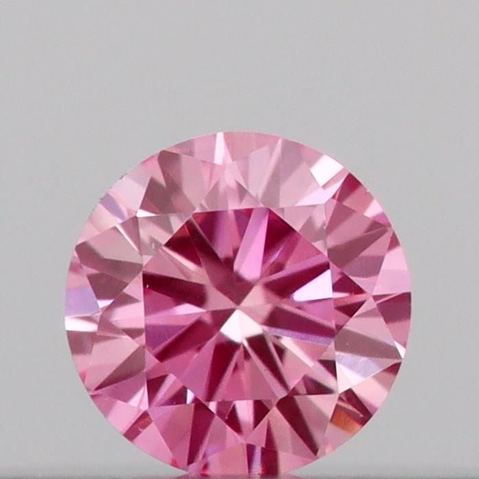 Loose Diamond - ROUND 0.09ct Fancy Vivid Pink VVS2 (1 of 1)