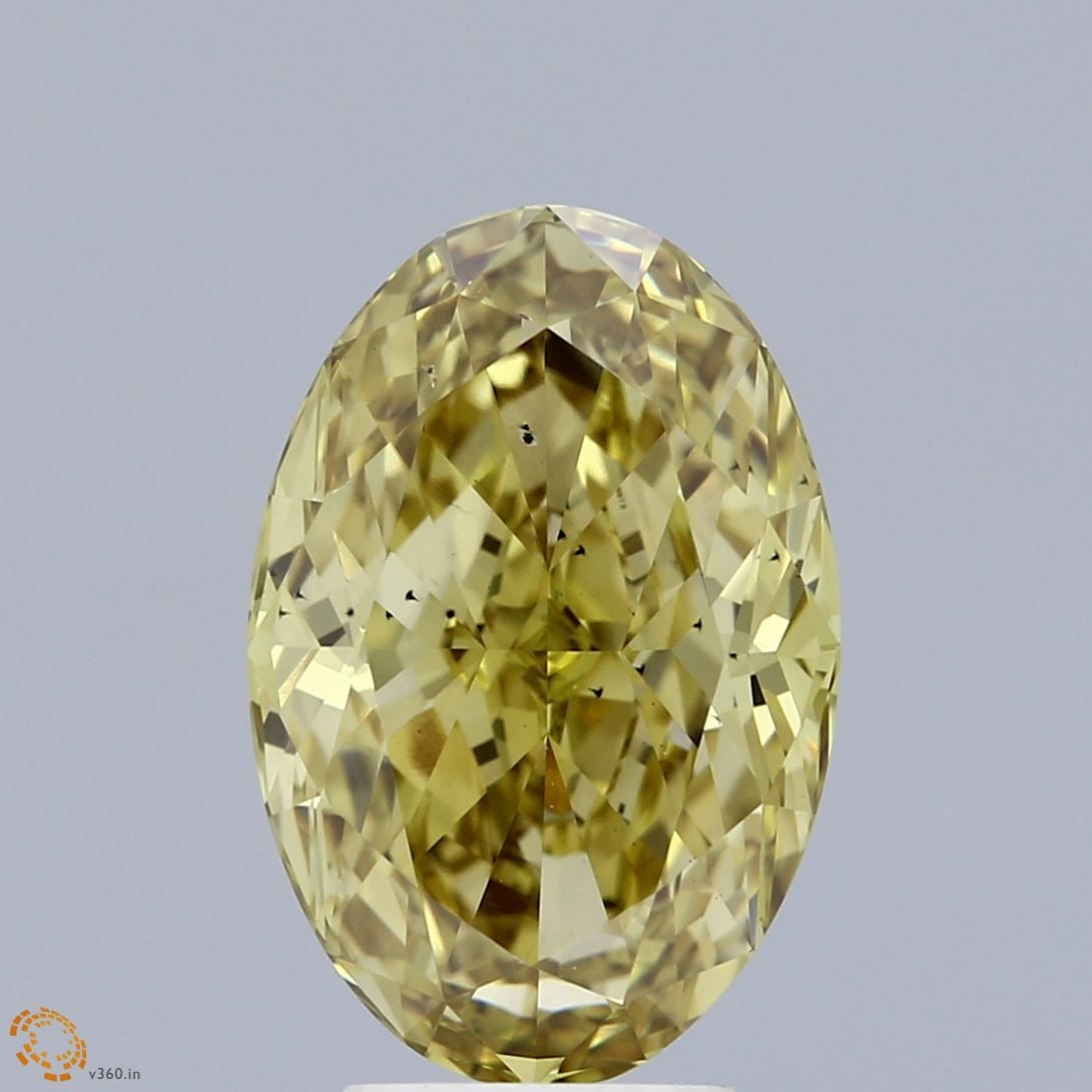 Loose Diamond - OVAL 5.01ct Fancy Vivid Yellow VS2: Loose Diamond - OVAL 5.01ct Fancy Vivid Yellow VS2 Source: This is a real non-mined Diamond that has been grown in a lab Shape: OVAL Carats: 5.01 Color: Fancy Vivid Yellow Certification: IGI Video:
