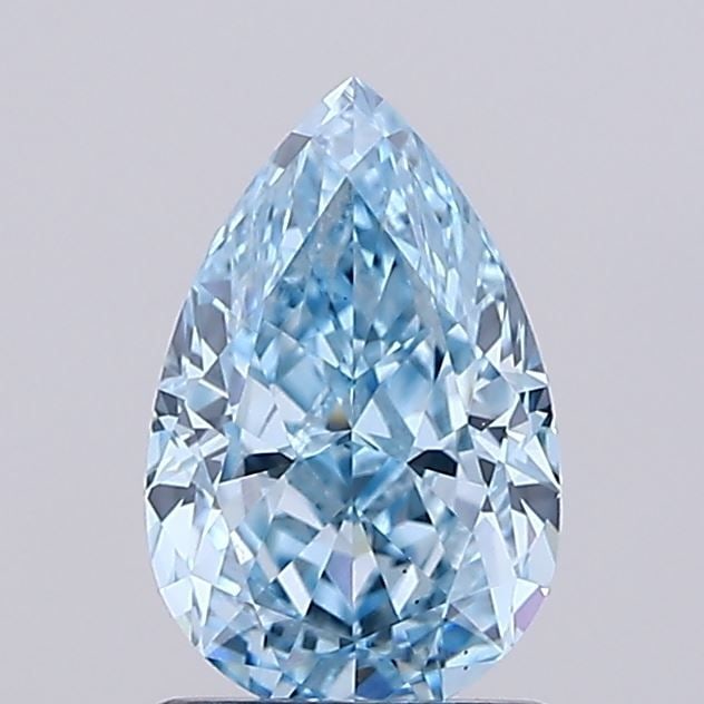 Loose Diamond - PEAR 1.51ct Fancy Vivid Blue VS1: Loose Diamond - PEAR 1.51ct Fancy Vivid Blue VS1 Source: This is a real non-mined Diamond that has been grown in a lab Shape: PEAR Carats: 1.51 Color: Fancy Vivid Blue Certification: IGI Video: