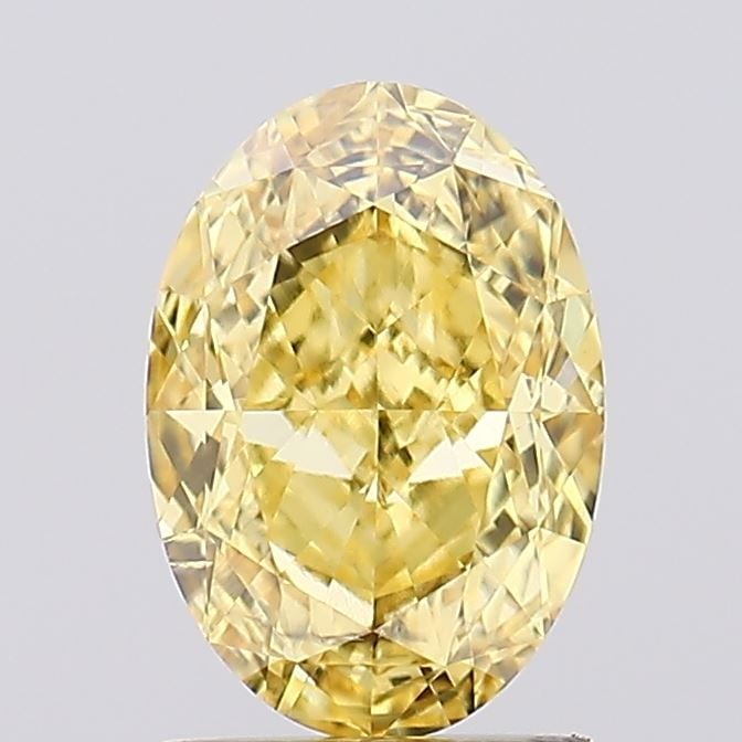 Loose Diamond - OVAL 1.66ct Fancy Vivid Yellow SI1: Loose Diamond - OVAL 1.66ct Fancy Vivid Yellow SI1 Source: This is a real non-mined Diamond that has been grown in a lab Shape: OVAL Carats: 1.66 Color: Fancy Vivid Yellow Certification: IGI Video: