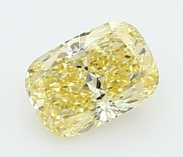 Loose Diamond - CUSHION MODIFIED 1.04ct Fancy Intense Yellow VVS1: Loose Diamond - CUSHION MODIFIED 1.04ct Fancy Intense Yellow VVS1 Source: This is a real non-mined Diamond that has been grown in a lab Shape: CUSHION MODIFIED Carats: 1.04 Color: Fancy Intense Yellow