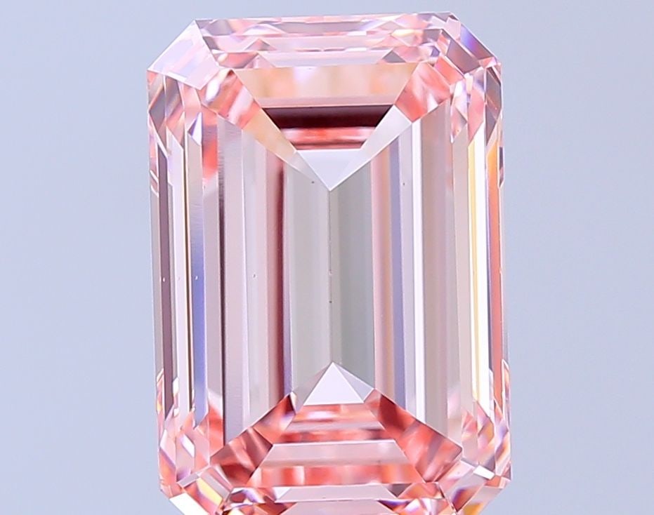 Loose Diamond - EMERALD 7.01ct Fancy Intense Pink VS1 (1 of 1)