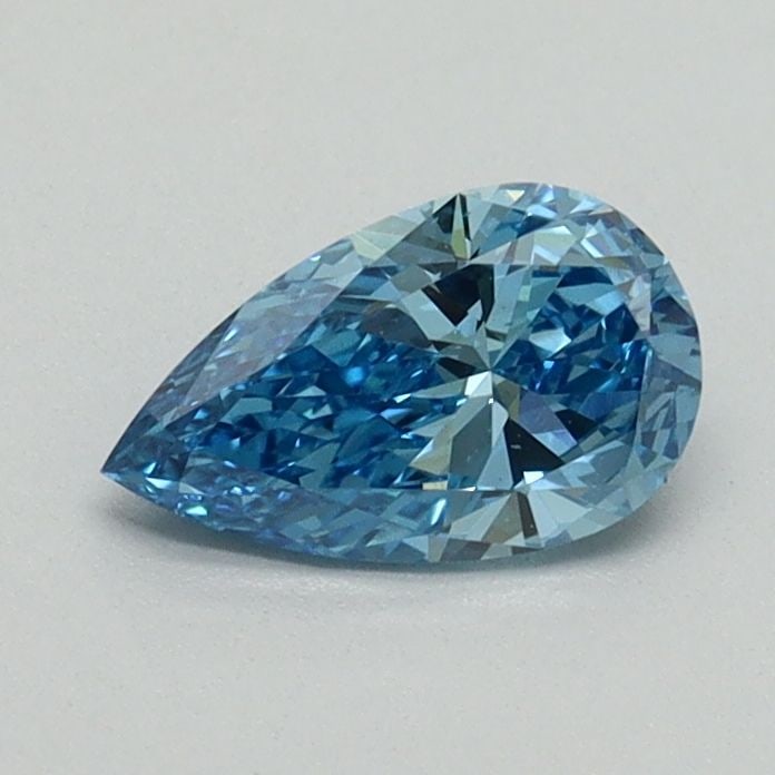 Loose Diamond - PEAR 0.51ct Fancy Blue VS1: Loose Diamond - PEAR 0.51ct Fancy Blue VS1 Source: This is a real non-mined Diamond that has been grown in a lab Shape: PEAR Carats: 0.51 Color: Fancy Blue Certification: NONE Video: