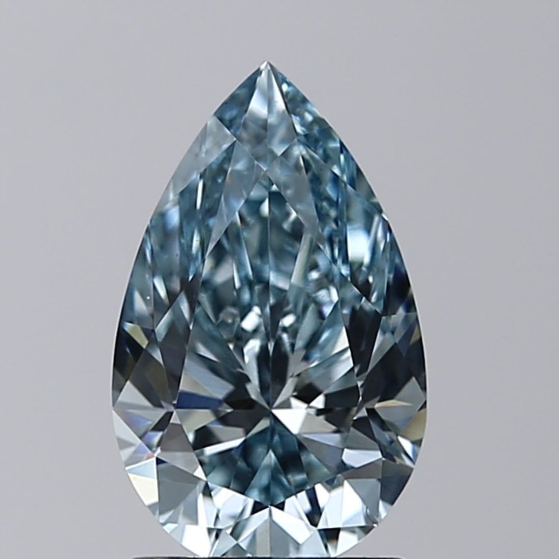 Loose Diamond - PEAR 1.5ct Fancy Intense Blue VVS2: Loose Diamond - PEAR 1.5ct Fancy Intense Blue VVS2 Source: This is a real non-mined Diamond that has been grown in a lab Shape: PEAR Carats: 1.5 Color: Fancy Intense Blue Certification: IGI Video: