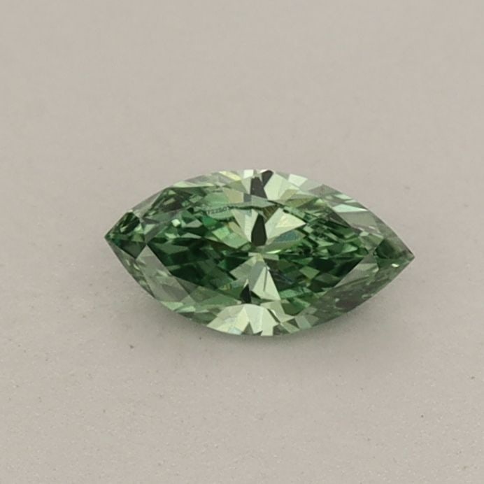 Loose Diamond - MARQUISE 0.24ct Fancy Vivid Green VS1: Loose Diamond - MARQUISE 0.24ct Fancy Vivid Green VS1 Source: This is a real non-mined Diamond that has been grown in a lab Shape: MARQUISE Carats: 0.24 Color: Fancy Vivid Green Certification: IGI Vid