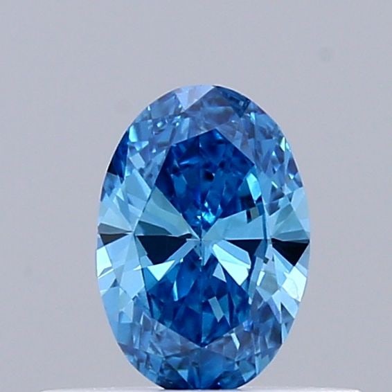 Loose Diamond - OVAL 0.33ct Fancy Vivid Blue VVS2: Loose Diamond - OVAL 0.33ct Fancy Vivid Blue VVS2 Source: This is a real non-mined Diamond that has been grown in a lab Shape: OVAL Carats: 0.33 Color: Fancy Vivid Blue Certification: IGI Video: