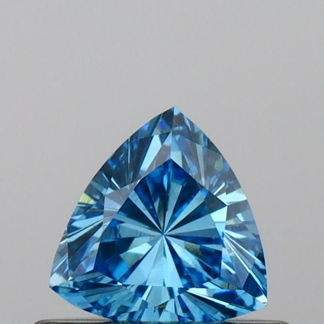 Loose Diamond - TRIANGULAR 0.38ct Fancy Vivid Blue VVS2 (1 of 1)