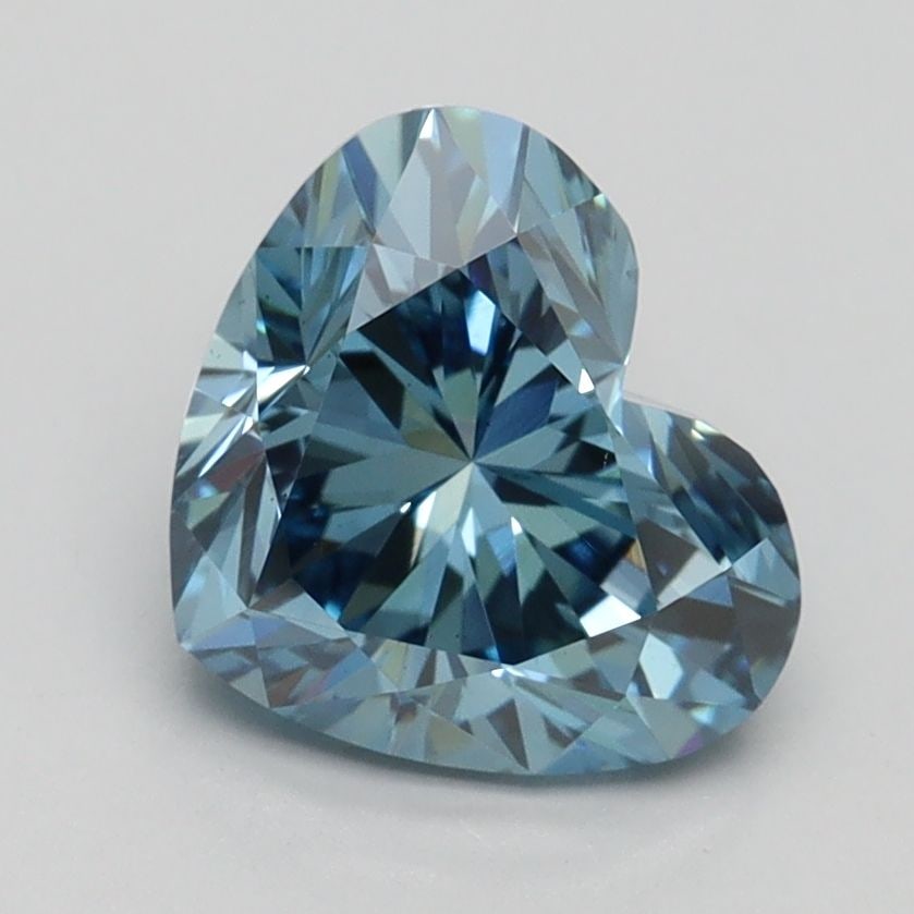 Loose Diamond - HEART 2.01ct Fancy Vivid Blue VS2: Loose Diamond - HEART 2.01ct Fancy Vivid Blue VS2 Source: This is a real non-mined Diamond that has been grown in a lab Shape: HEART Carats: 2.01 Color: Fancy Vivid Blue Certification: IGI Video: