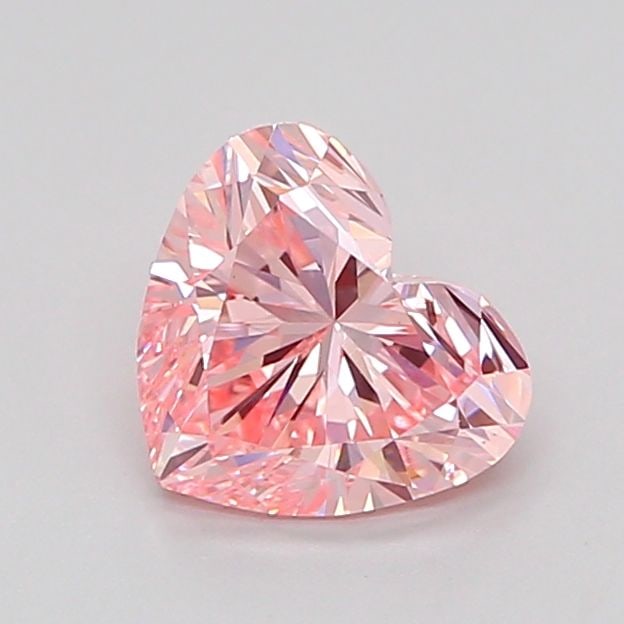 Loose Diamond - HEART 1.05ct Fancy Intense Pink VS1: Loose Diamond - HEART 1.05ct Fancy Intense Pink VS1 Source: This is a real non-mined Diamond that has been grown in a lab Shape: HEART Carats: 1.05 Color: Fancy Intense Pink Certification: IGI Video: