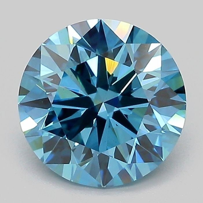 Ideal Loose Diamond - ROUND 2.05ct Fancy Vivid Blue VS1: Ideal Loose Diamond - ROUND 2.05ct Fancy Vivid Blue VS1 Source: This is a real non-mined Diamond that has been grown in a lab Shape: ROUND Carats: 2.05 Color: Fancy Vivid Blue Certification: IGI Video