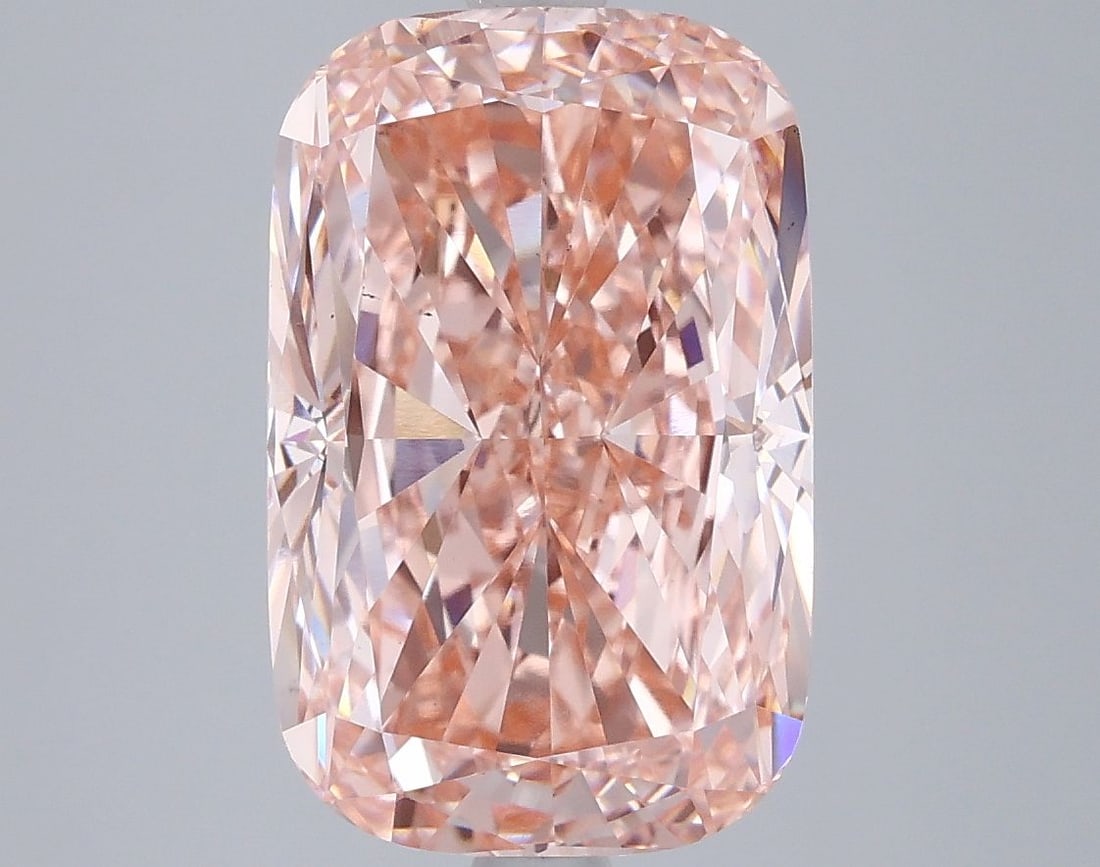 Loose Diamond - CUSHION MODIFIED 5.49ct Fancy Vivid Pink VS1: Loose Diamond - CUSHION MODIFIED 5.49ct Fancy Vivid Pink VS1 Source: This is a real non-mined Diamond that has been grown in a lab Shape: CUSHION MODIFIED Carats: 5.49 Color: Fancy Vivid Pink Certific