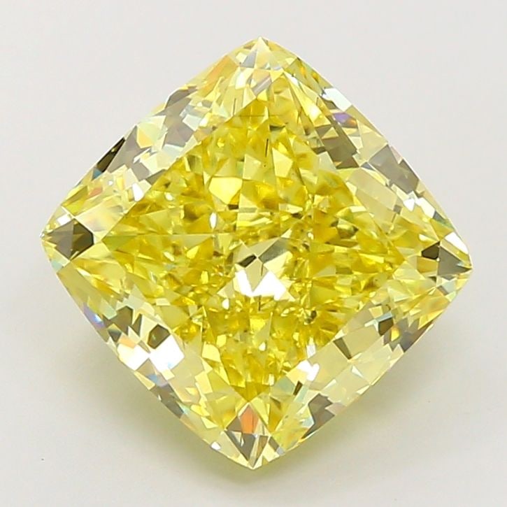 Loose Diamond - CUSHION MODIFIED 7.03ct Fancy Intense Yellow SI1: Loose Diamond - CUSHION MODIFIED 7.03ct Fancy Intense Yellow SI1 Source: This is a real non-mined Diamond that has been grown in a lab Shape: CUSHION MODIFIED Carats: 7.03 Color: Fancy Intense Yellow