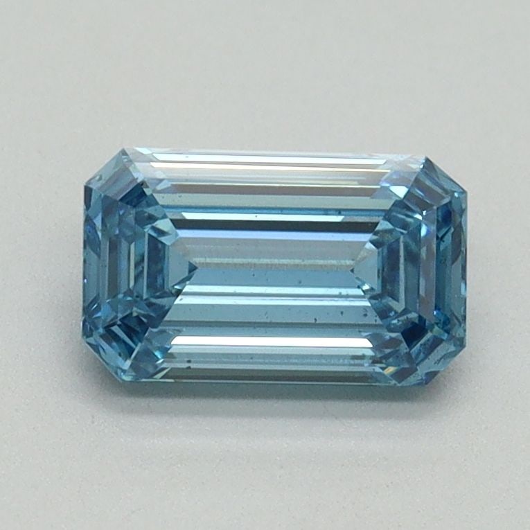 Loose Diamond - EMERALD 1.0ct Fancy Vivid Blue VS2: Loose Diamond - EMERALD 1.0ct Fancy Vivid Blue VS2 Source: This is a real non-mined Diamond that has been grown in a lab Shape: EMERALD Carats: 1.0 Color: Fancy Vivid Blue Certification: IGI Video: