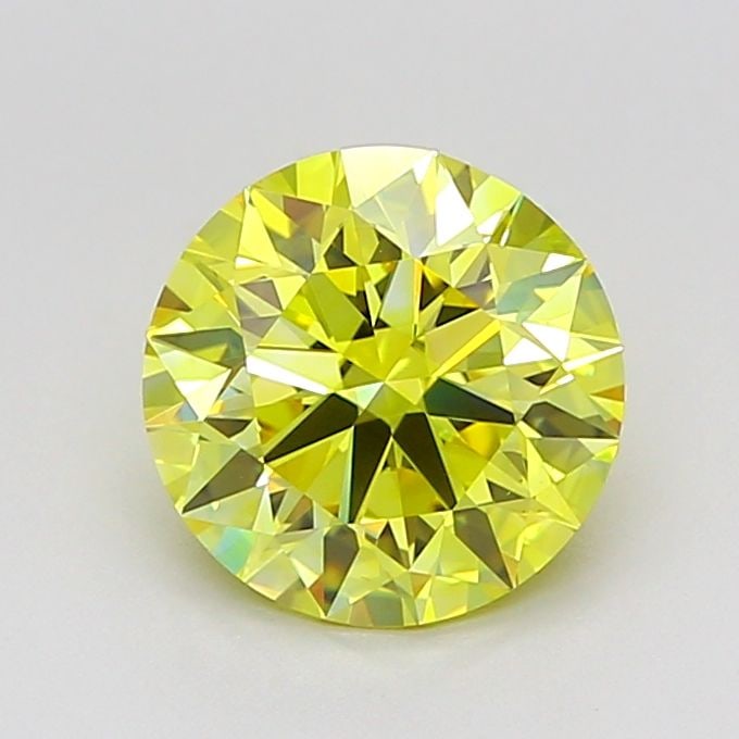 Ideal Loose Diamond - ROUND 2.01ct Fancy Intense Yellow VS1: Ideal Loose Diamond - ROUND 2.01ct Fancy Intense Yellow VS1 Source: This is a real non-mined Diamond that has been grown in a lab Shape: ROUND Carats: 2.01 Color: Fancy Intense Yellow Certification: I