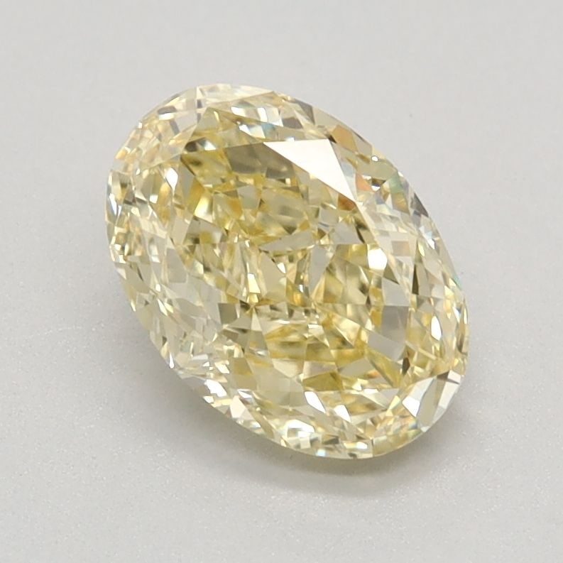 Loose Diamond - OVAL 1.07ct Fancy Intense Yellow VS1: Loose Diamond - OVAL 1.07ct Fancy Intense Yellow VS1 Source: This is a real non-mined Diamond that has been grown in a lab Shape: OVAL Carats: 1.07 Color: Fancy Intense Yellow Certification: IGI Video