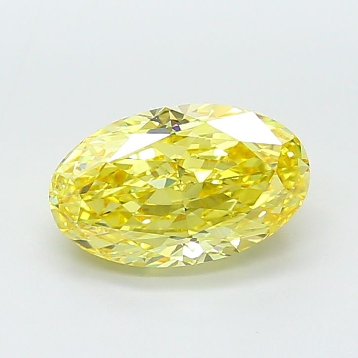 Loose Diamond - OVAL 5.05ct Fancy Vivid Yellow VS1: Loose Diamond - OVAL 5.05ct Fancy Vivid Yellow VS1 Source: This is a real non-mined Diamond that has been grown in a lab Shape: OVAL Carats: 5.05 Color: Fancy Vivid Yellow Certification: IGI Video: