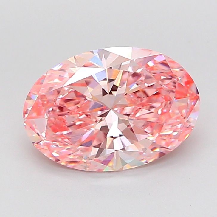 Loose Diamond - OVAL 3.02ct Fancy Vivid Pink VS2: Loose Diamond - OVAL 3.02ct Fancy Vivid Pink VS2 Source: This is a real non-mined Diamond that has been grown in a lab Shape: OVAL Carats: 3.02 Color: Fancy Vivid Pink Certification: IGI Video: