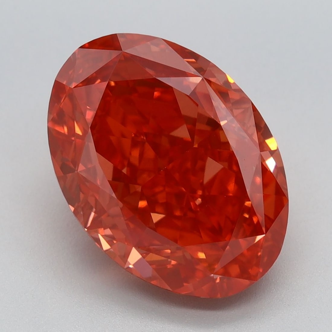Loose Diamond - OVAL 5.11ct Fancy Vivid Pink VVS2 (1 of 1)