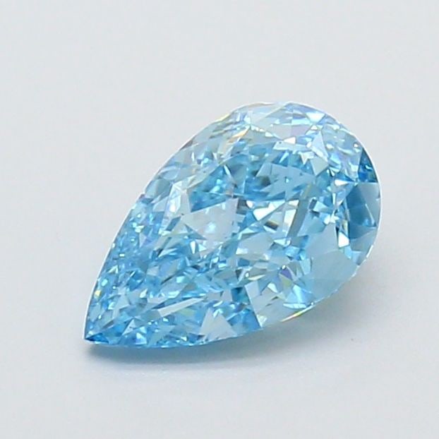 Loose Diamond - PEAR 1.08ct Fancy Vivid Blue VVS2: Loose Diamond - PEAR 1.08ct Fancy Vivid Blue VVS2 Source: This is a real non-mined Diamond that has been grown in a lab Shape: PEAR Carats: 1.08 Color: Fancy Vivid Blue Certification: IGI Video: