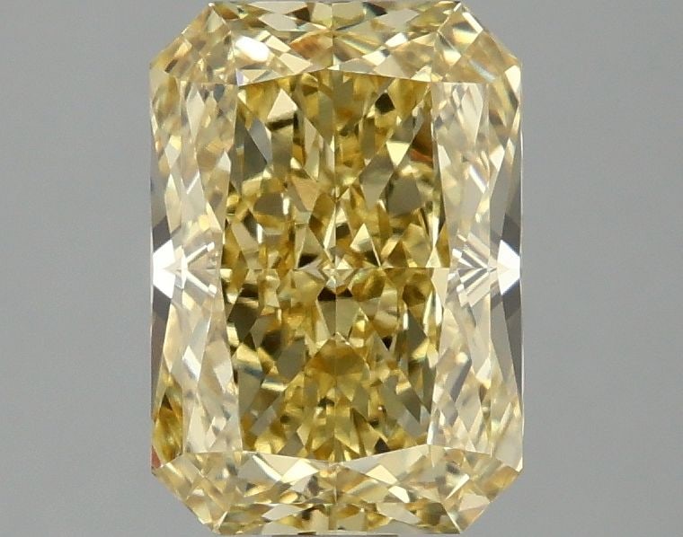 Loose Diamond - RADIANT 2.09ct Fancy Vivid Yellow VVS2: Loose Diamond - RADIANT 2.09ct Fancy Vivid Yellow VVS2 Source: This is a real non-mined Diamond that has been grown in a lab Shape: RADIANT Carats: 2.09 Color: Fancy Vivid Yellow Certification: IGI Vi