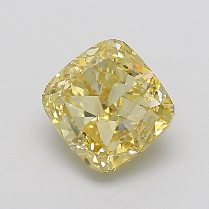 Loose Diamond - CUSHION MODIFIED 3.28ct Fancy Yellow VS2: Loose Diamond - CUSHION MODIFIED 3.28ct Fancy Yellow VS2 Source: This is a real non-mined Diamond that has been grown in a lab Shape: CUSHION MODIFIED Carats: 3.28 Color: Fancy Yellow Certification: I
