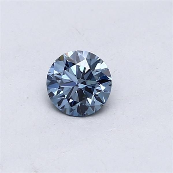 Loose Diamond - ROUND 0.3ct Fancy Vivid Blue VVS2: Loose Diamond - ROUND 0.3ct Fancy Vivid Blue VVS2 Source: This is a real non-mined Diamond that has been grown in a lab Shape: ROUND Carats: 0.3 Color: Fancy Vivid Blue Certification: IGI Video: