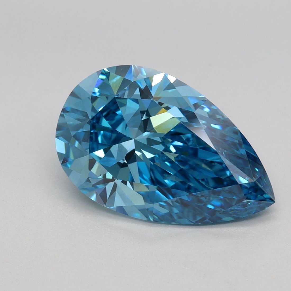 Loose Diamond - PEAR 2.59ct Fancy Vivid Blue VVS2 (1 of 1)