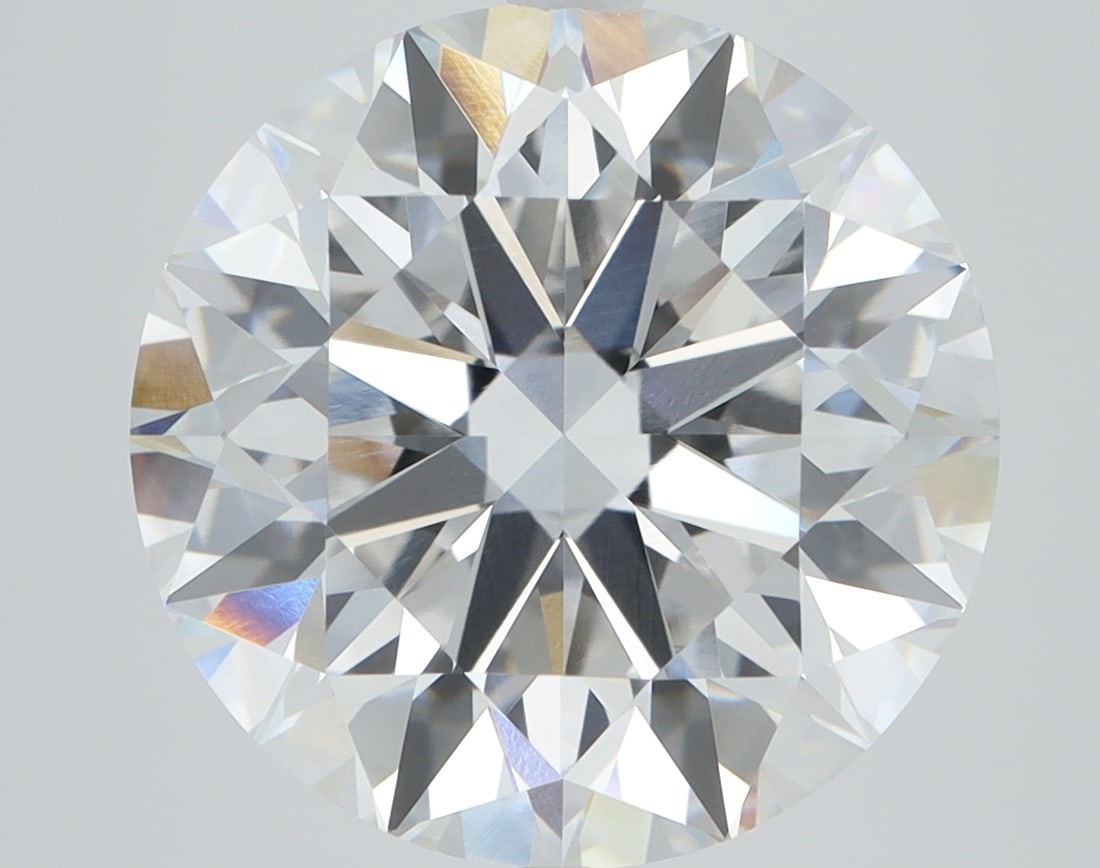 Loose Diamond - Round 6.41ct E VVS1: Loose Diamond - Round 6.41ct E VVS1 Source: This is a real non-mined Diamond that has been grown in a lab Shape: Round Carats: 6.41 Color: E Clarity: VVS1 Certification: IGI PLEASE NOTE: Framed, Large