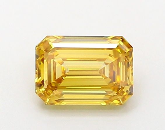 Loose Diamond - EMERALD 0.99ct Fancy Intense Orangey Yellow VS1 (1 of 1)