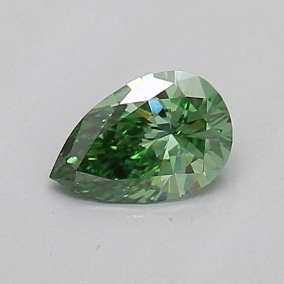 Loose Diamond - PEAR 0.18ct Fancy Vivid Green VVS2: Loose Diamond - PEAR 0.18ct Fancy Vivid Green VVS2 Source: This is a real non-mined Diamond that has been grown in a lab Shape: PEAR Carats: 0.18 Color: Fancy Vivid Green Certification: IGI PLEASE NOT