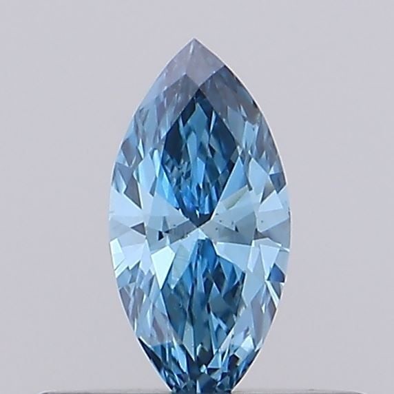Loose Diamond - MARQUISE 0.22ct Fancy Vivid Blue VS1: Loose Diamond - MARQUISE 0.22ct Fancy Vivid Blue VS1 Source: This is a real non-mined Diamond that has been grown in a lab Shape: MARQUISE Carats: 0.22 Color: Fancy Vivid Blue Certification: NONE Vide
