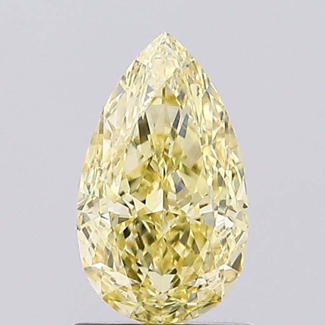 Loose Diamond - PEAR 1.19ct Fancy Intense Yellow VS2: Loose Diamond - PEAR 1.19ct Fancy Intense Yellow VS2 Source: This is a real non-mined Diamond that has been grown in a lab Shape: PEAR Carats: 1.19 Color: Fancy Intense Yellow Certification: IGI Video